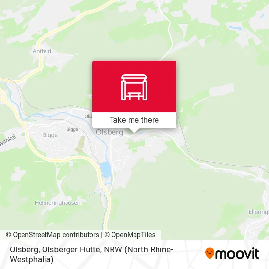 Olsberg, Olsberger Hütte map
