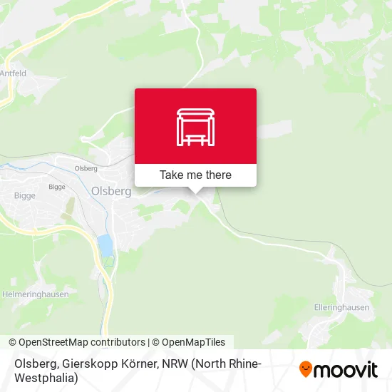 Карта Olsberg, Gierskopp Körner