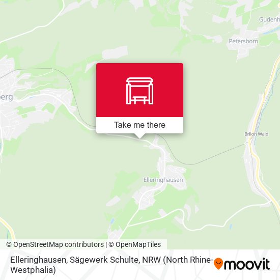 Elleringhausen, Sägewerk Schulte map