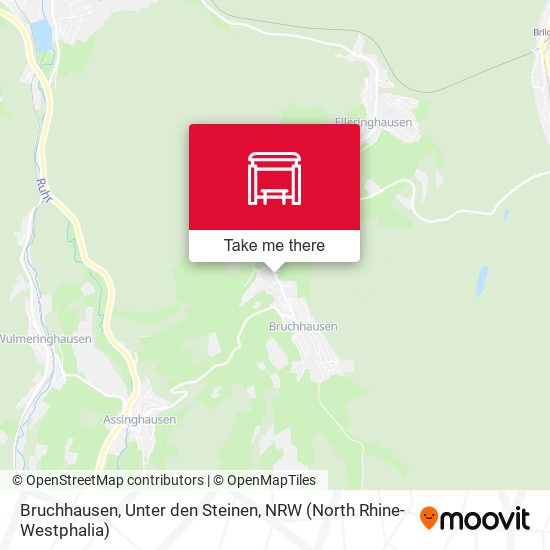 Bruchhausen, Unter den Steinen map