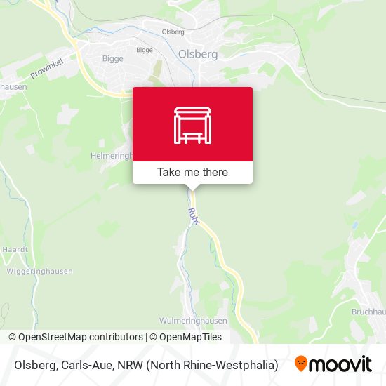 Карта Olsberg, Carls-Aue