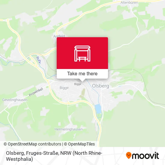 Карта Olsberg, Fruges-Straße