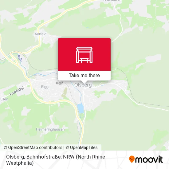 Olsberg, Bahnhofstraße map