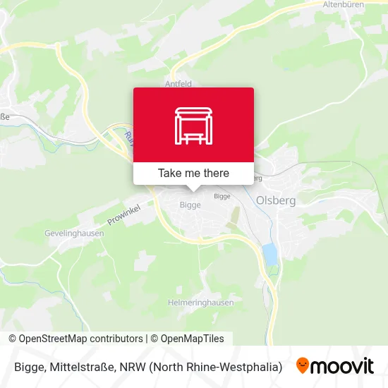 Bigge, Mittelstraße map