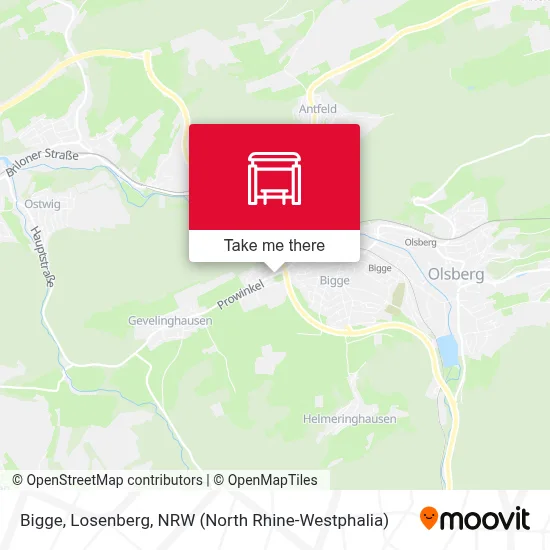 Bigge, Losenberg map