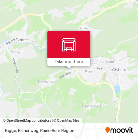 Карта Bigge, Eichenweg