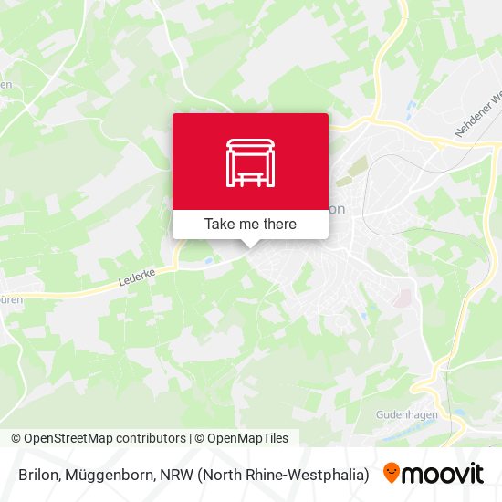 Brilon, Müggenborn map