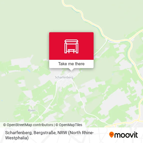 Карта Scharfenberg, Bergstraße