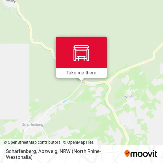 Карта Scharfenberg, Abzweig