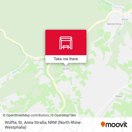 Wülfte, St. Anna-Straße map
