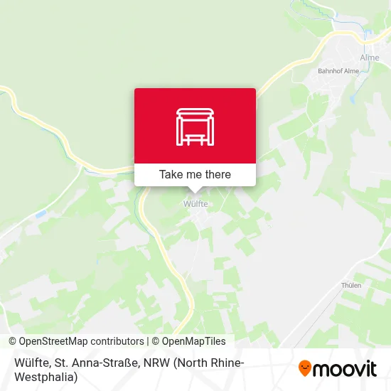 Wülfte, St. Anna-Straße map