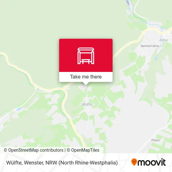 Wülfte, Wenster map