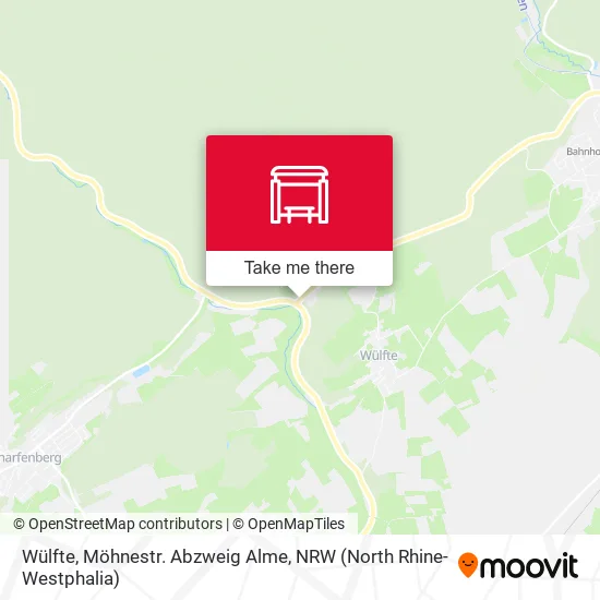 Карта Wülfte, Möhnestr. Abzweig Alme