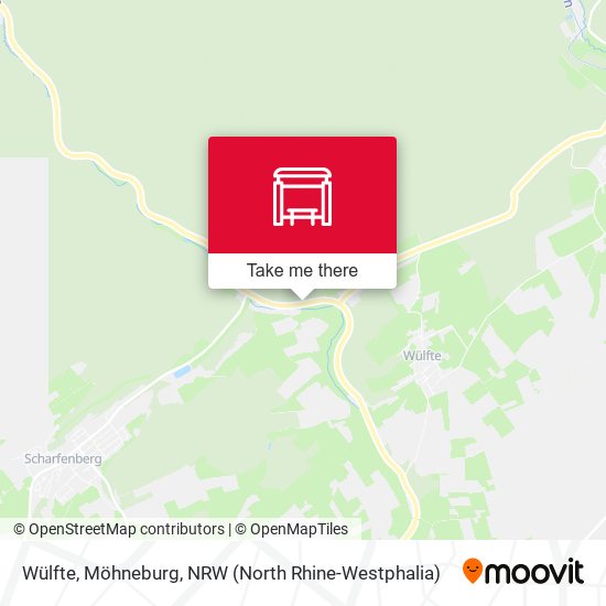 Wülfte, Möhneburg map