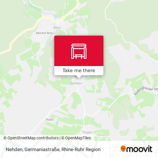 Nehden, Germaniastraße map