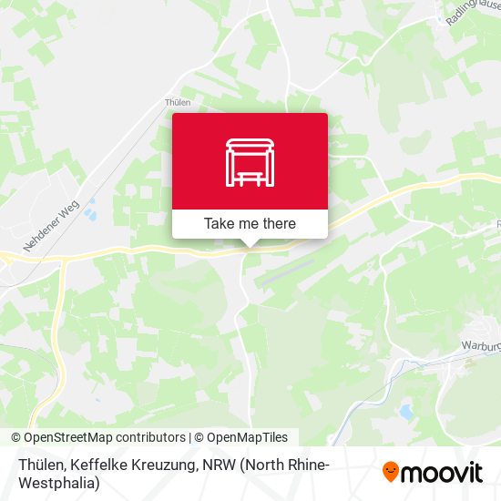 Thülen, Keffelke Kreuzung map
