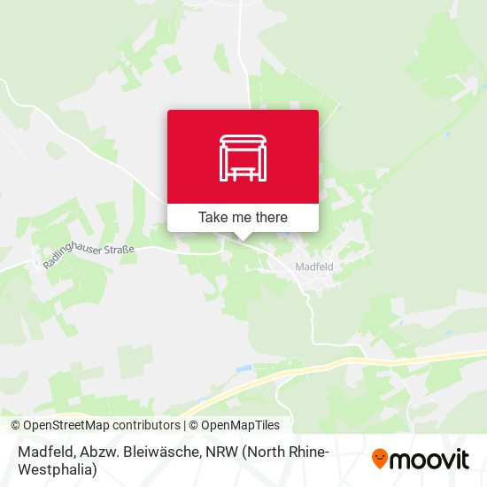 Madfeld, Abzw. Bleiwäsche map