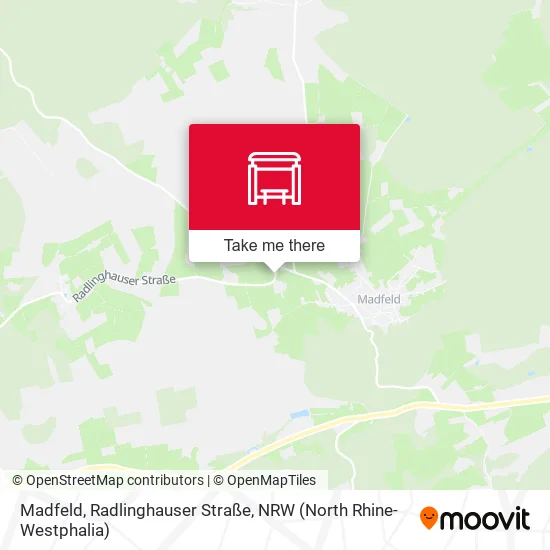Карта Madfeld, Radlinghauser Straße