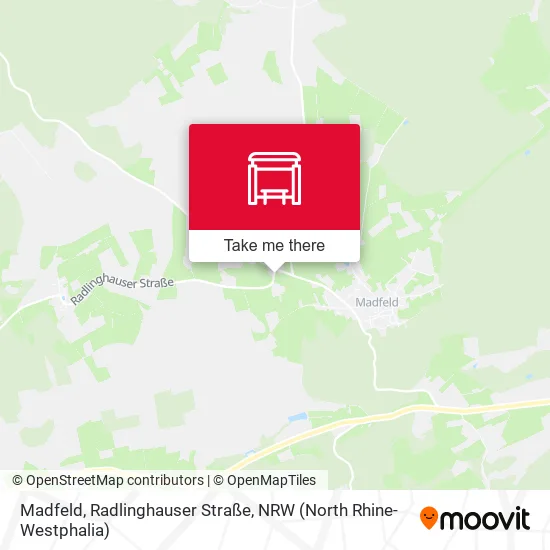 Карта Madfeld, Radlinghauser Straße