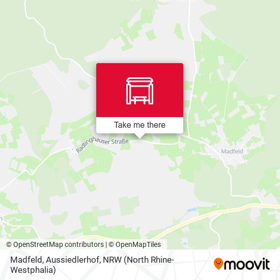 Madfeld, Aussiedlerhof map