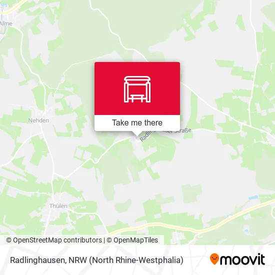 Карта Radlinghausen