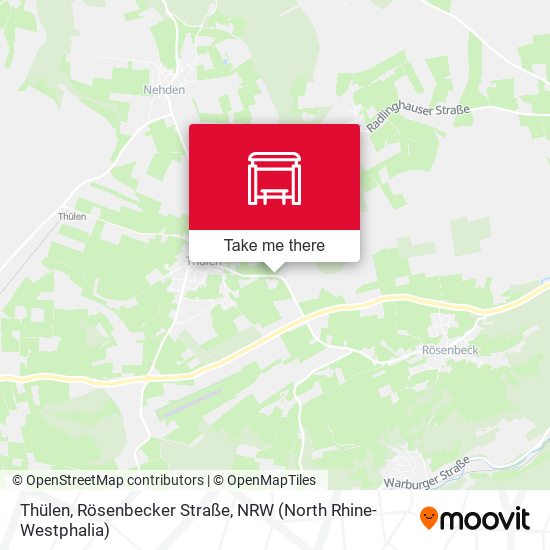 Thülen, Rösenbecker Straße map