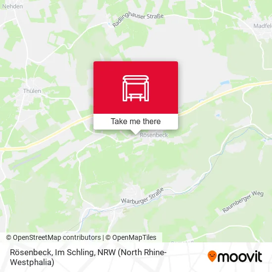 Карта Rösenbeck, Im Schling