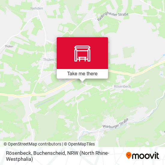 Карта Rösenbeck, Buchenscheid