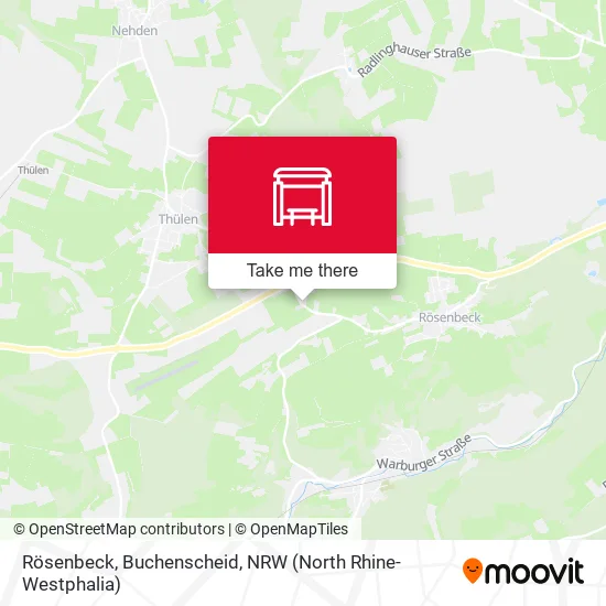Карта Rösenbeck, Buchenscheid