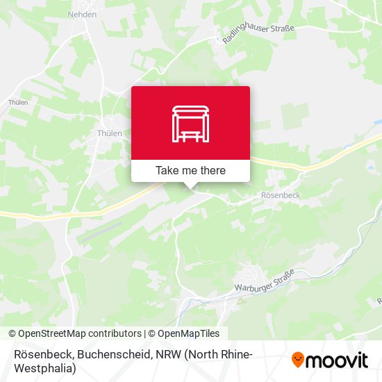 Rösenbeck, Buchenscheid map
