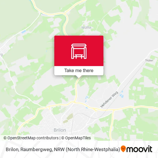 Карта Brilon, Raumbergweg