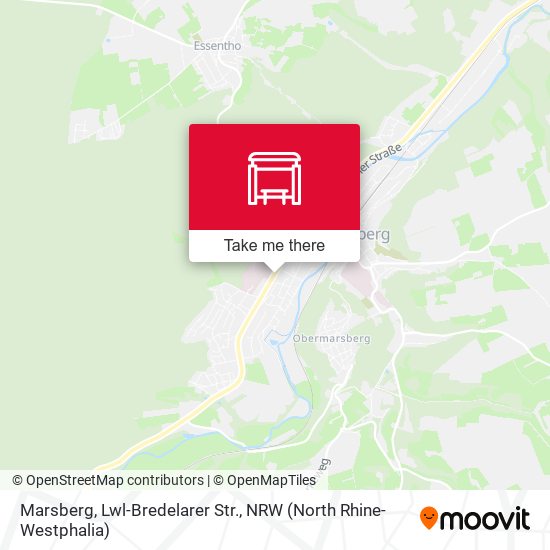 Marsberg, Lwl-Bredelarer Str. map