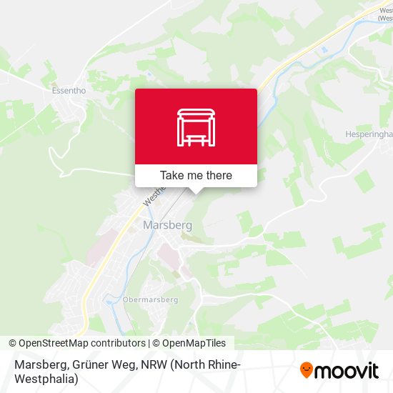 Marsberg, Grüner Weg map
