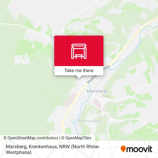 Marsberg, Krankenhaus map