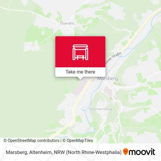 Marsberg, Altenheim map