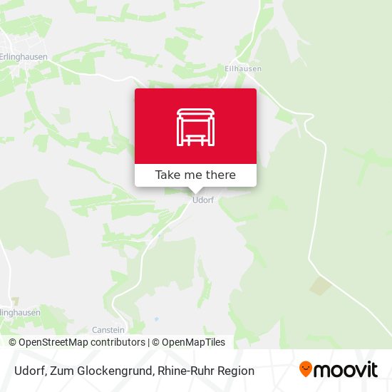 Udorf, Zum Glockengrund map