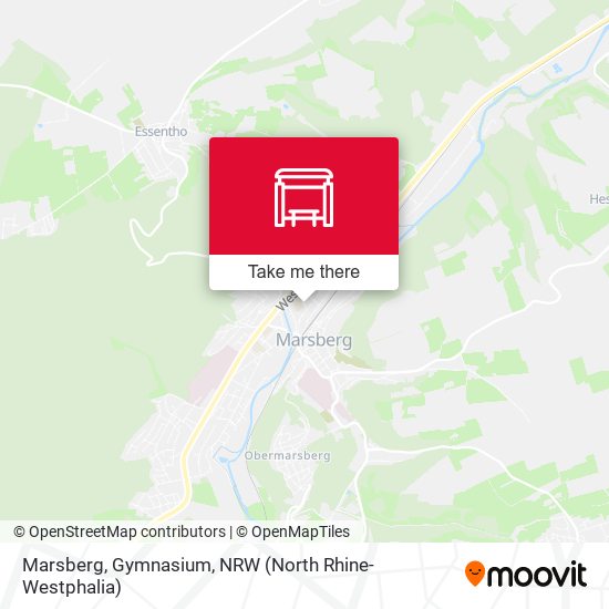 Marsberg, Gymnasium map