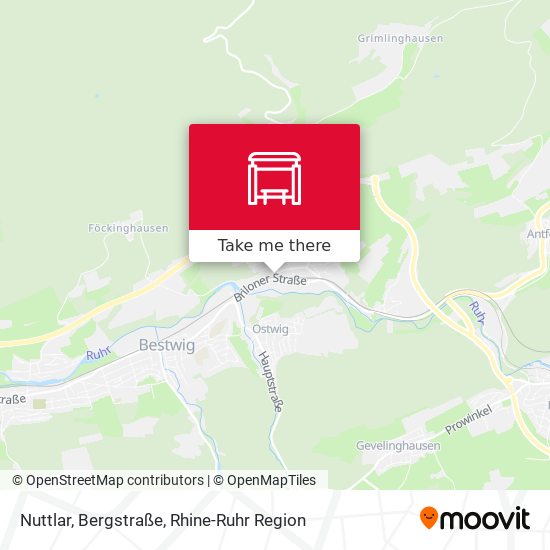 Nuttlar, Bergstraße map