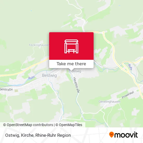 Карта Ostwig, Kirche