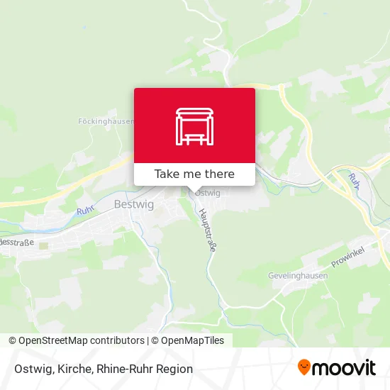 Карта Ostwig, Kirche