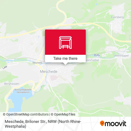Карта Meschede, Briloner Str.