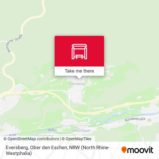 Eversberg, Ober den Eschen map