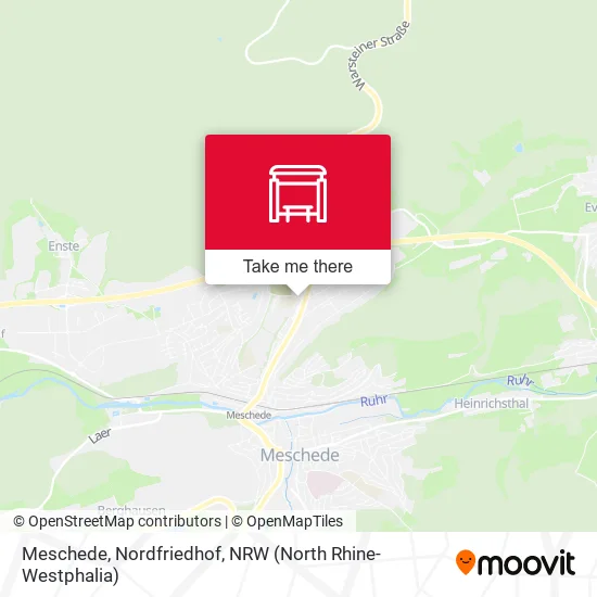 Карта Meschede, Nordfriedhof