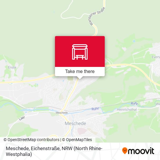 Meschede, Eichenstraße map