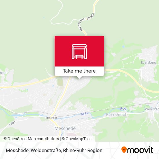 Meschede, Weidenstraße map