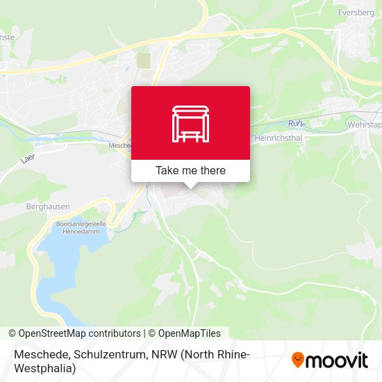 Карта Meschede, Schulzentrum
