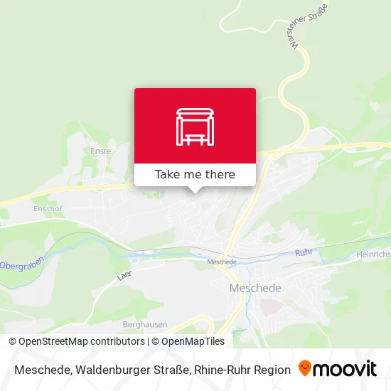 Карта Meschede, Waldenburger Straße