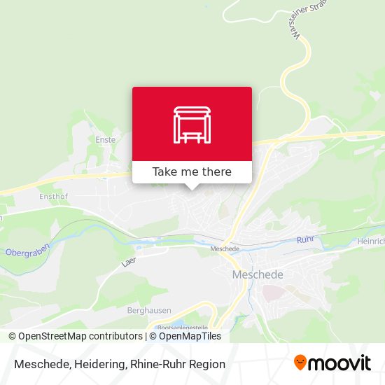 Карта Meschede, Heidering