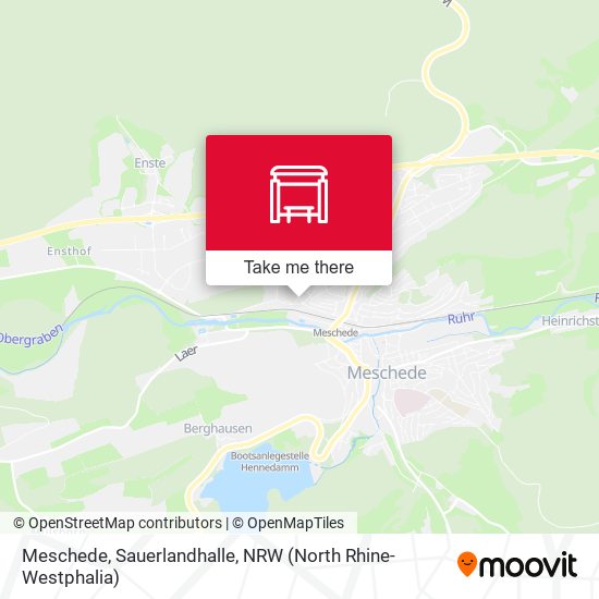 Meschede, Sauerlandhalle map