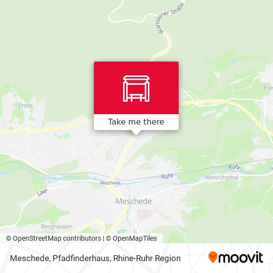 Карта Meschede, Pfadfinderhaus